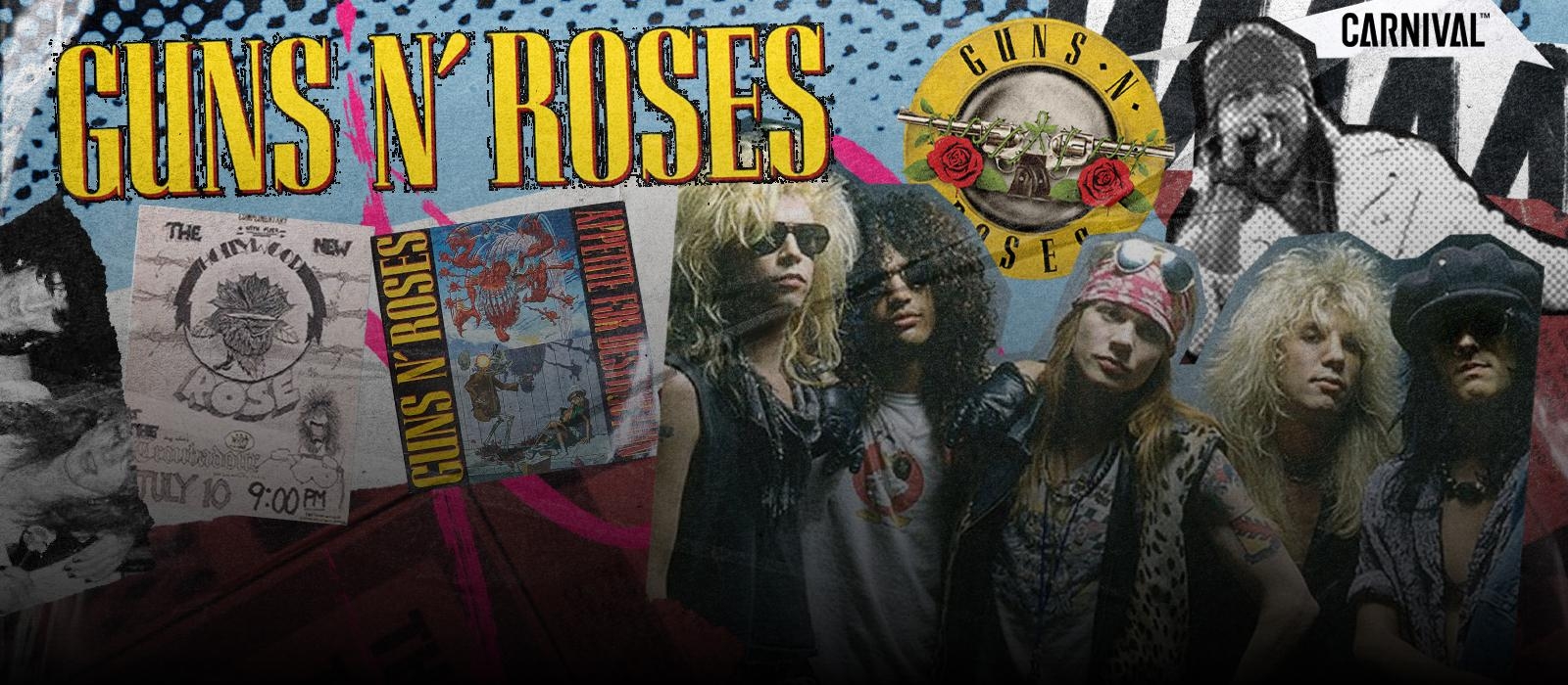 CARNIVAL® x Guns N' Roses |  เล่าเรื่องราวผ่านลวดลายของวงที่อันตรายที่สุดในโลก! 