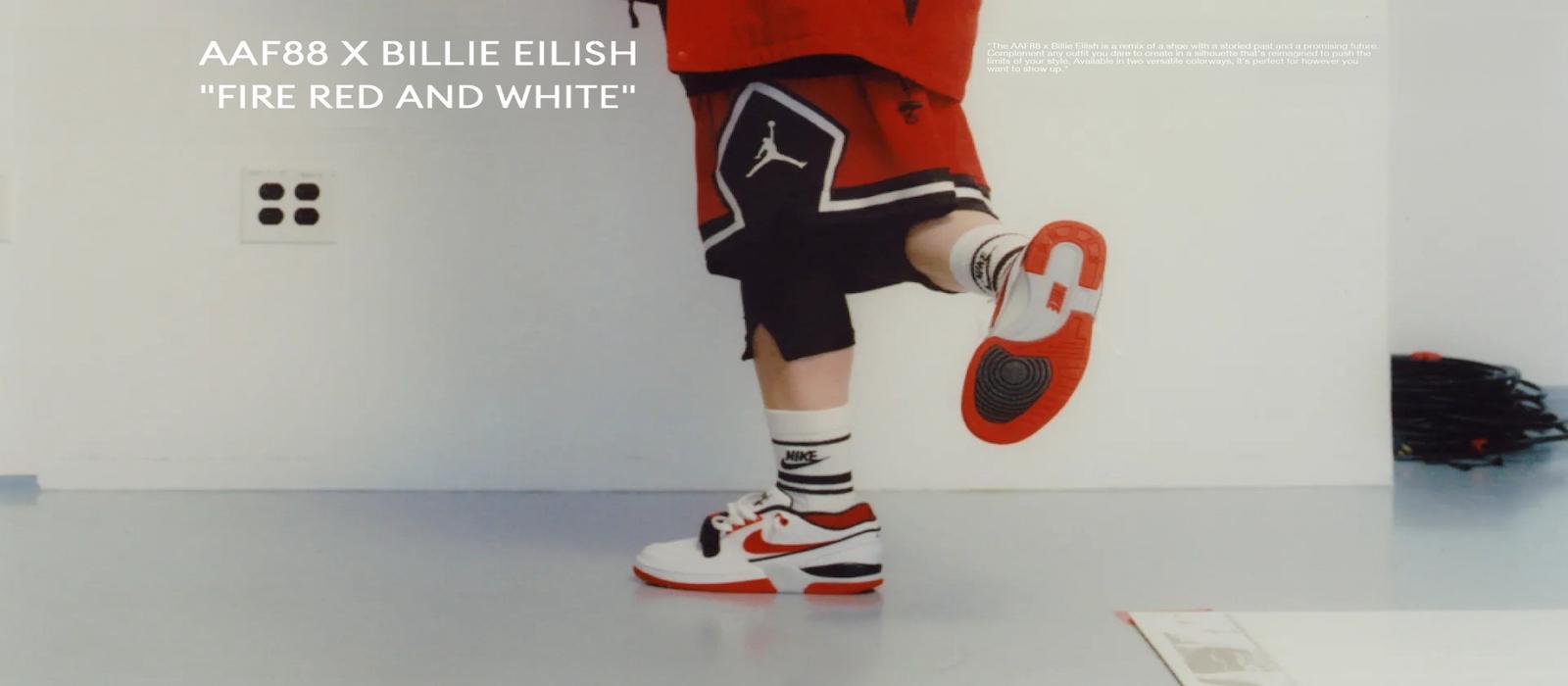 Billie Eilish x Nike Air Alpha Force 88 Fire Red DZ6763-101