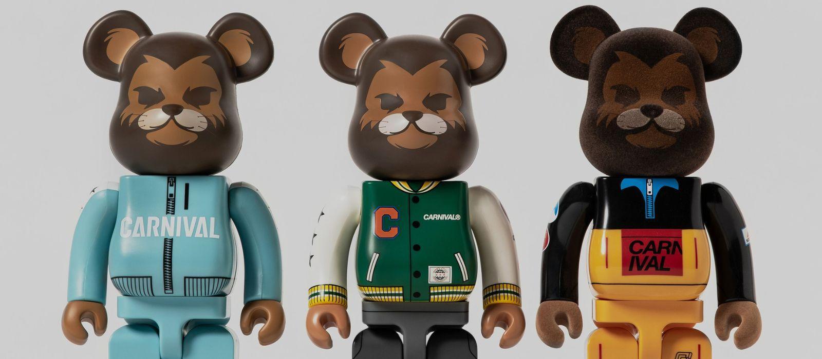 Carnival BE@RBRICK "Lion Letterman" 100% & 400% box set (4,890 THB) | Online Raffle Via. Carnival Application