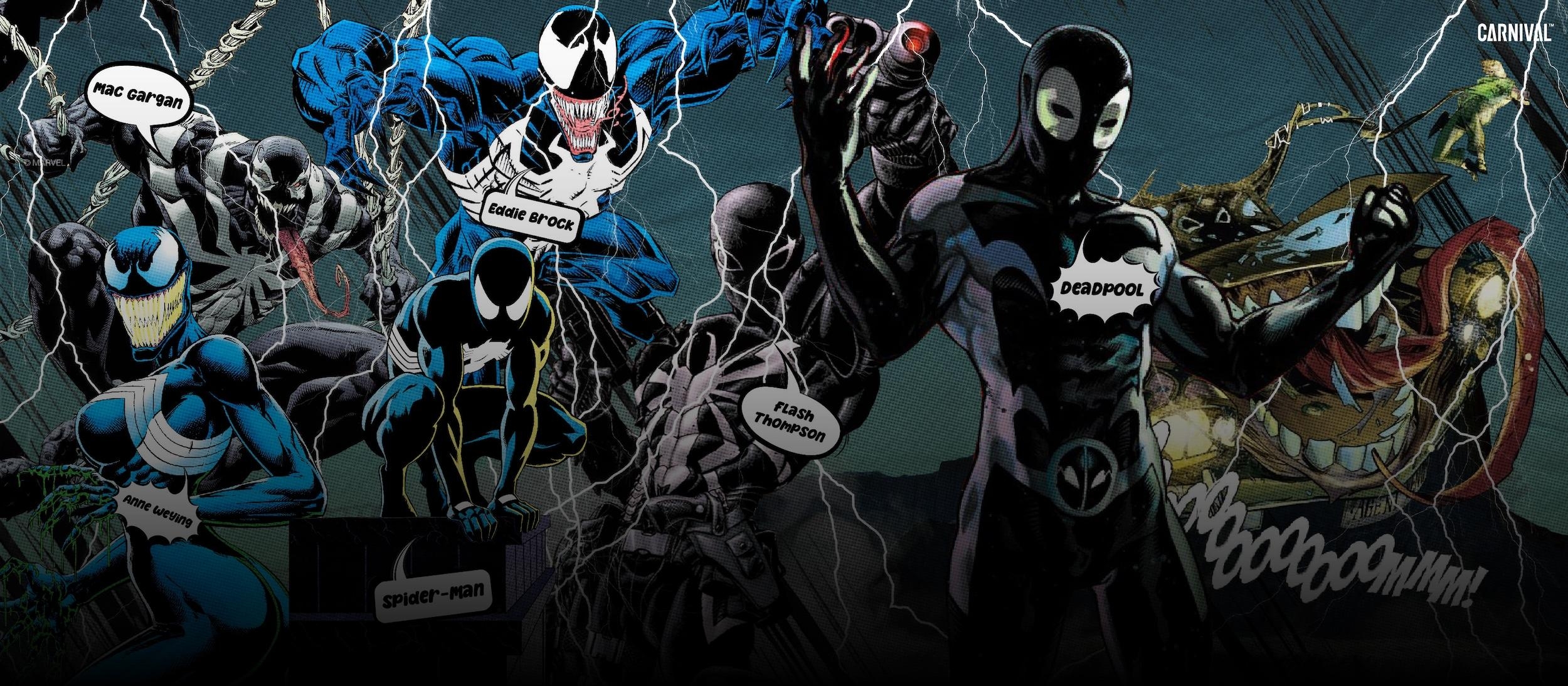 CARNIVAL® & Marvel’s Venom | 6 ร่างอันหลากหลายของวายร้ายสายดาร์ก