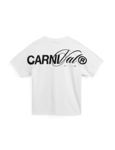 CARNIVAL FW24 CALLIGRAPHY LOGO OVS T-SHIRT WHITE