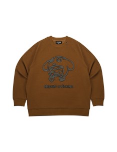 POP MART Hirono Is Coming - Flying Squirrel Sweatshirt Dark Coffee