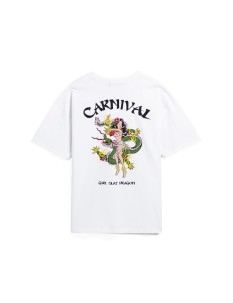 CARNIVAL SS25 SLAYER OVS T-SHIRT WHITE