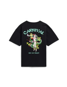 CARNIVAL SS25 SLAYER OVS T-SHIRT BLACK