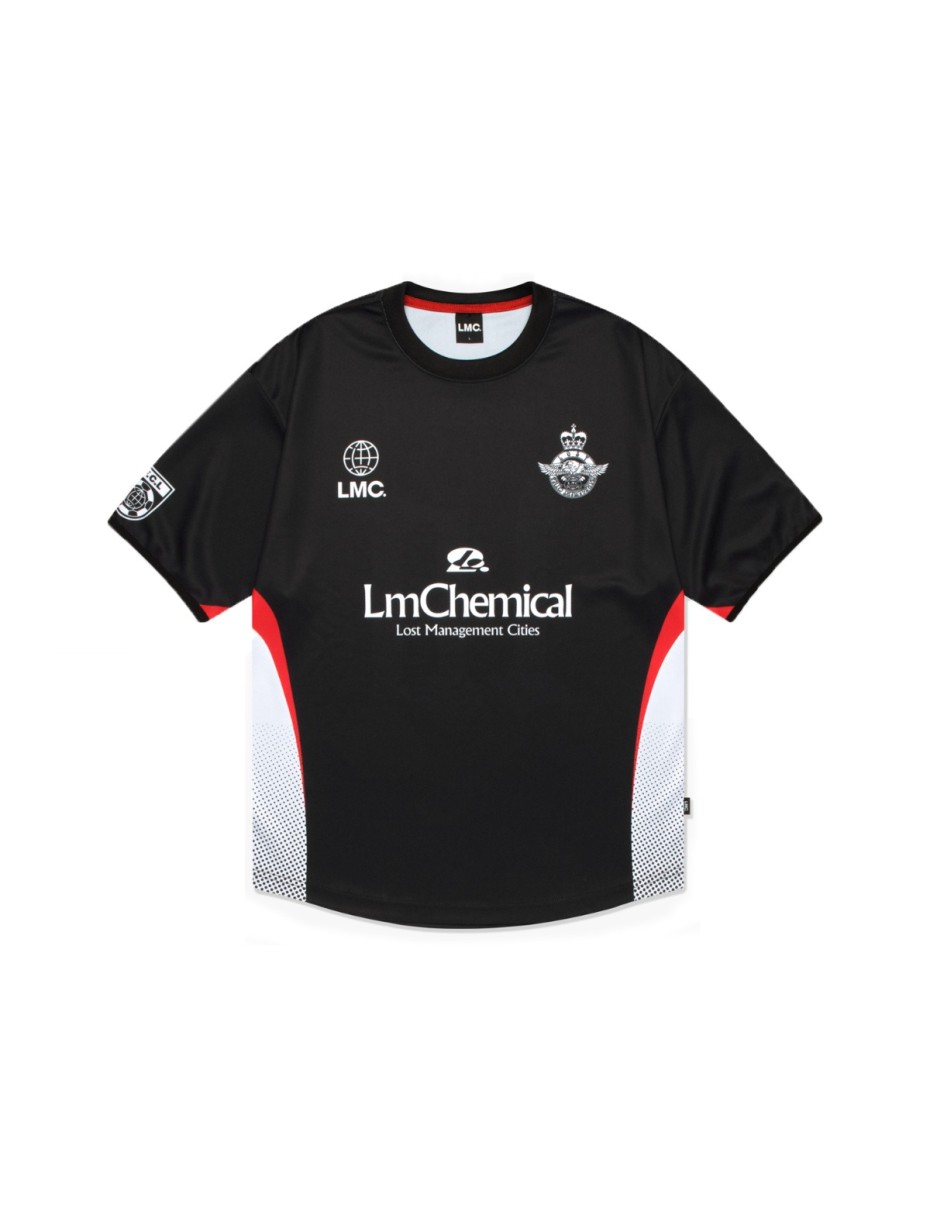 LMC CHEMICAL SOCCER JERSEY TEE BLACK (0LM23STS128)