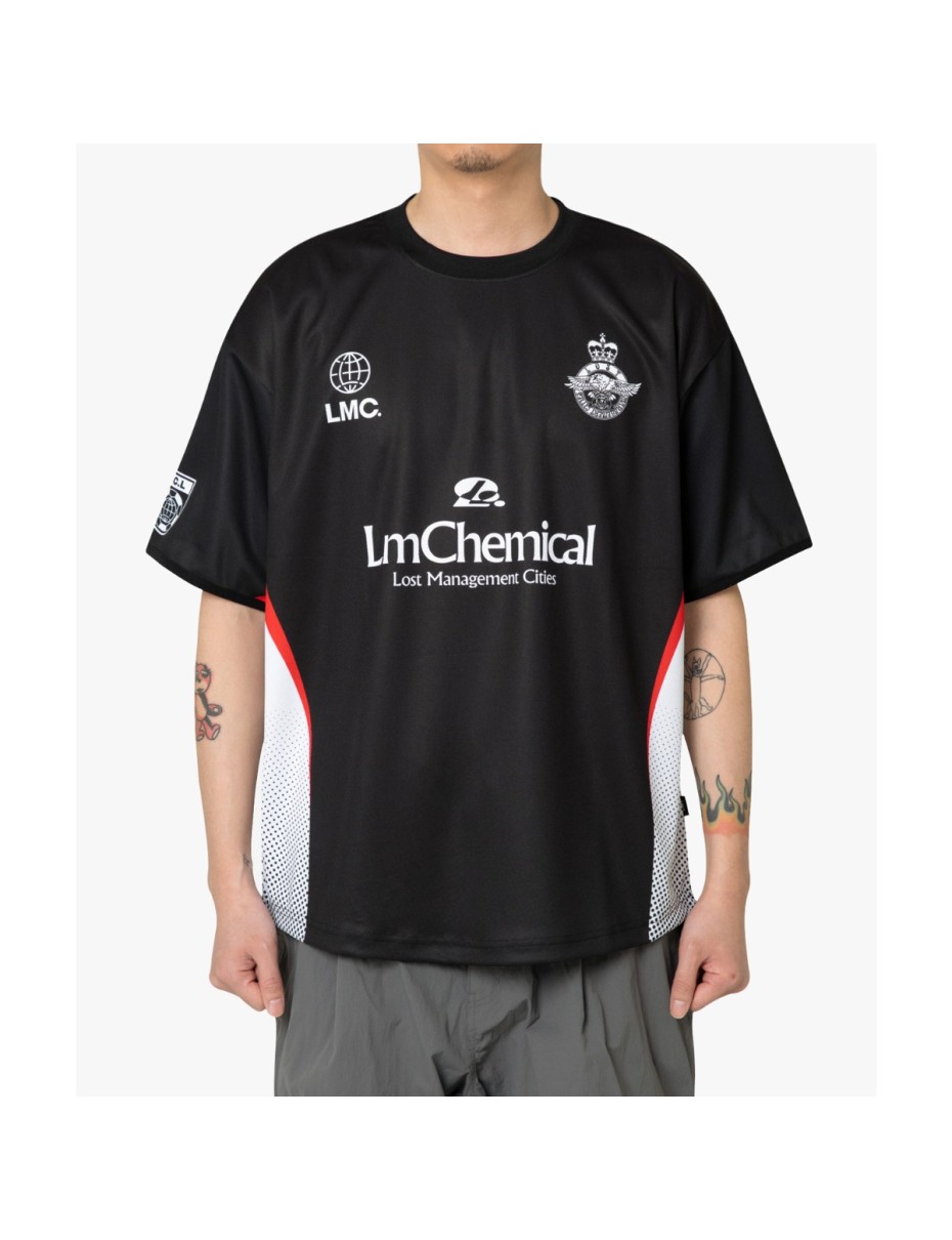 LMC CHEMICAL SOCCER JERSEY TEE BLACK (0LM23STS128)