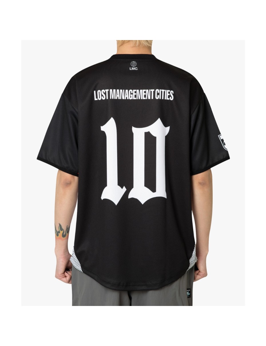 LMC CHEMICAL SOCCER JERSEY TEE BLACK (0LM23STS128)