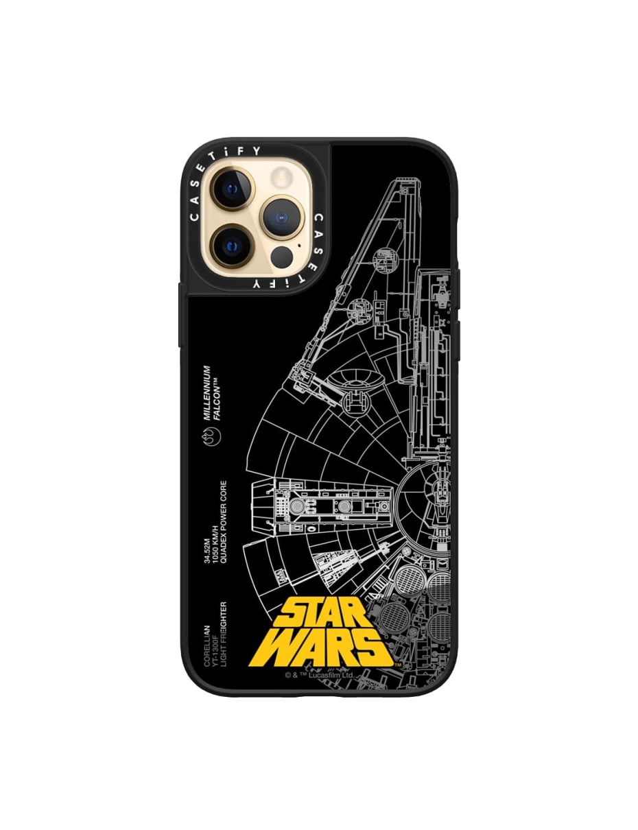 CASETiFY X STAR WARS Magsafe Mirror Millennium Falcon Case