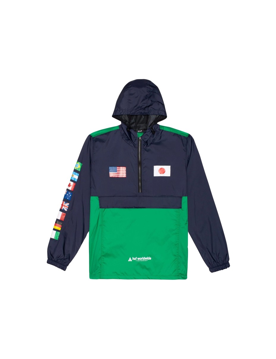 Huf jacket outlet flags