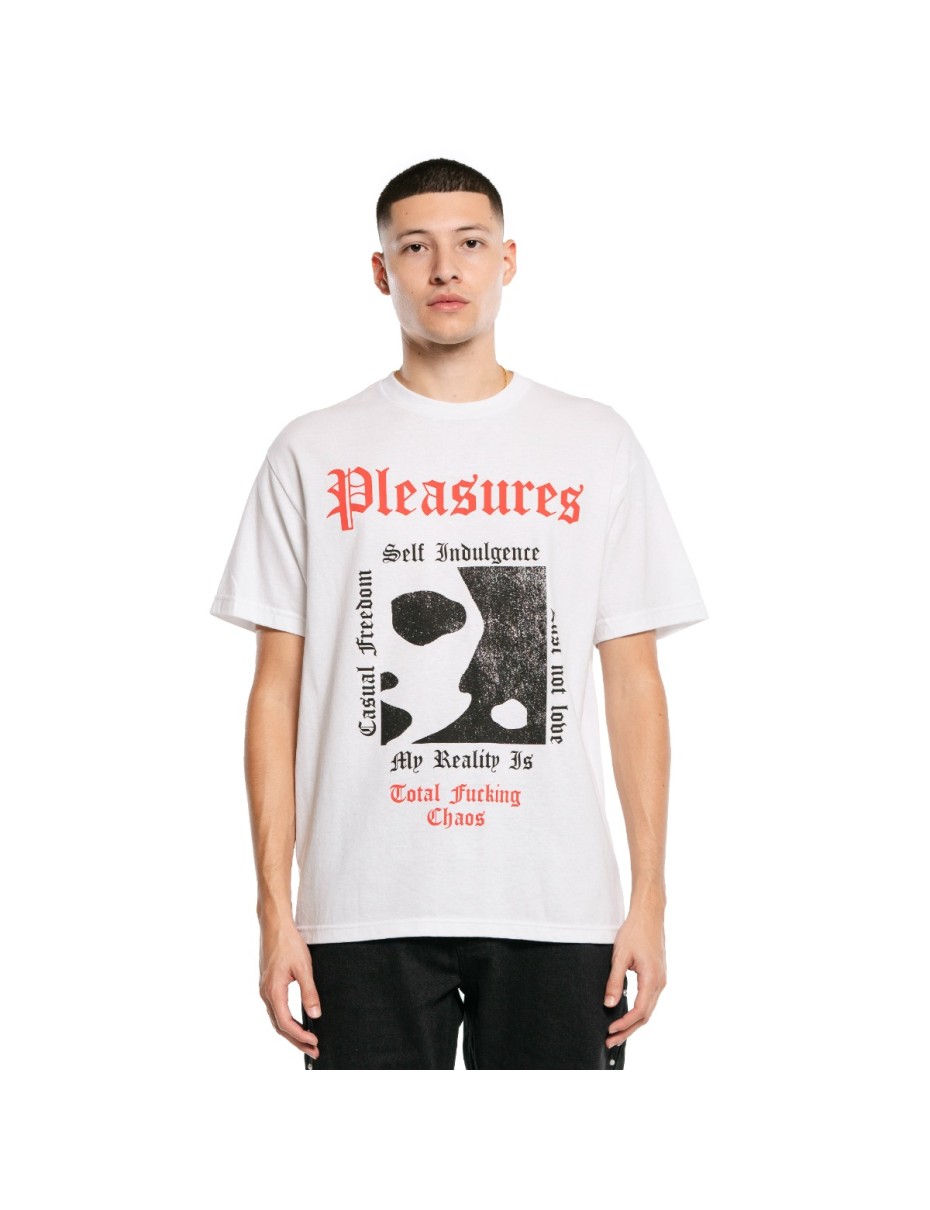 Pleasures REALITY T-SHIRT WHITE (P22W062)