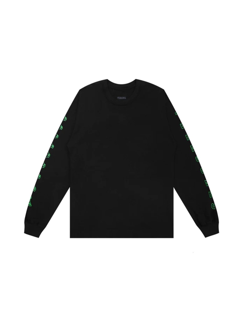 PLEASURES SIGN LONG SLEEVE BLACK (P23W048)