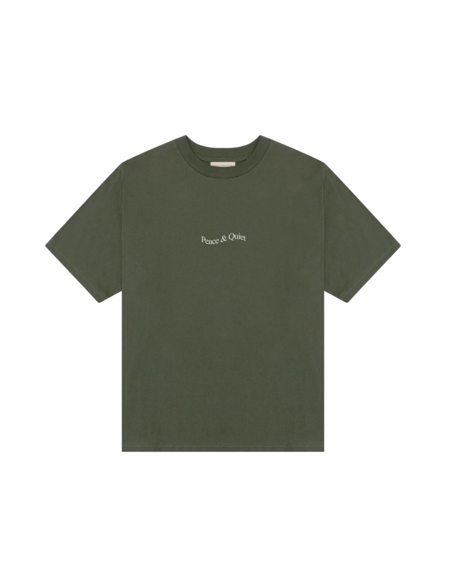 MOPQ WORDMARK T-SHIRT OLIVE (MOPQ-FW23-05-OLIVE)