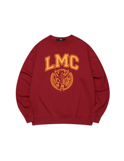 LMC】UNIVERSITY BEAR SWEATSHIRT / ユニバーシティー カレッジ ベアー