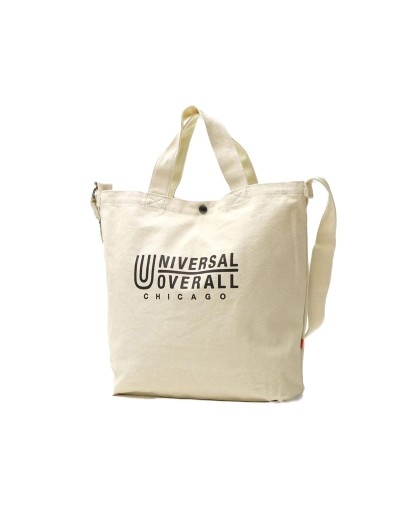 Universal Overall TOTE BAG 2 WAY WHITE OS (UVO-082)