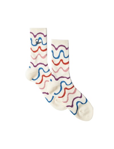 Parra Sock wave crew socks Off white (51360)