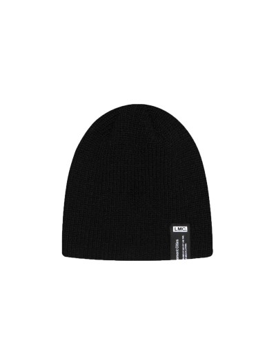 LMC LABEL SHORT BEANIE BLACK OS ( 0LM24SHG120)