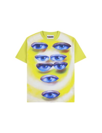 Pleasures HUMAN EYES HEAVYWEIGHT SHIRT YELLOW (P24F026-YELLOW)