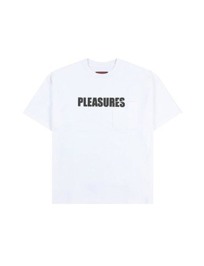 Pleasures IMPACT POCKET HEAVYWEIGHT SHIRT WHITE (P24W009)