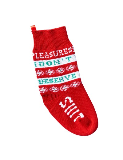 Pleasures NAUGHTY HOLIDAY STOCKING RED OS (P24W058)