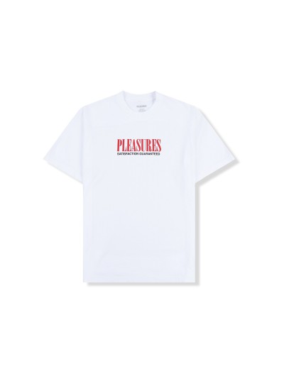 PLEASURES SATISFACTION T-SHIRT WHITE