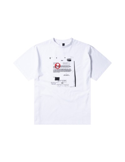 No Problemo Redacted SS Tee White