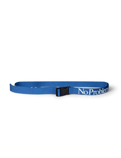 No Problemo Webbing Belt Blue