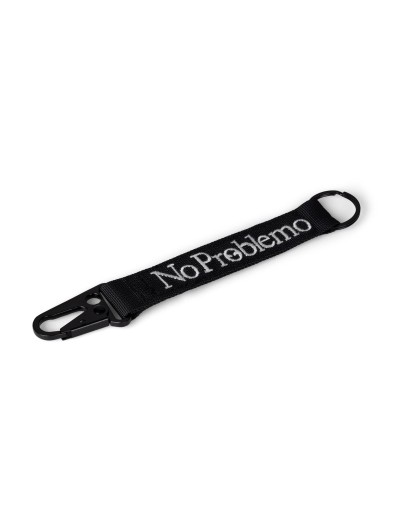 No Problemo Mini Problemo Carabiner Keychain Black