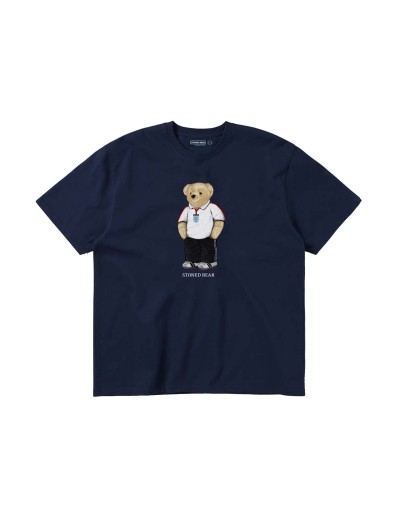 STONED BY PYC ENGLAND TEE NAVY