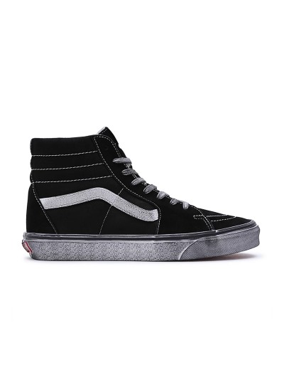 VANS SK8-HI STRESSED BLACK/WHITE (VN0007NSMCG)