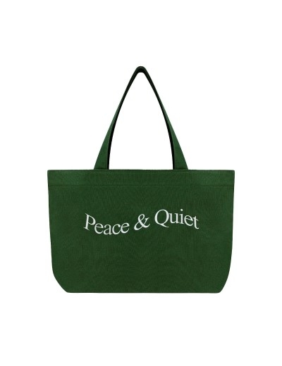 MOPQ WORDMARK TOTE BAG FOREST OS (MOPQ-SS24-37)
